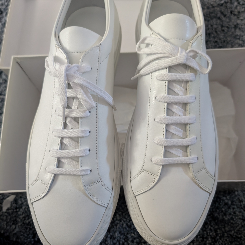 Common Projects White Leather Sneakers